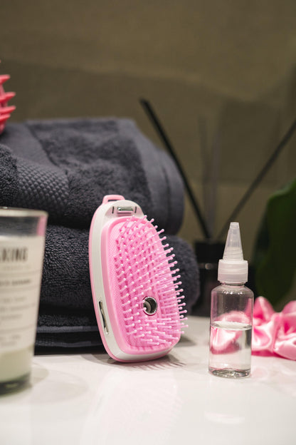 Massage Hair Brush placed on table