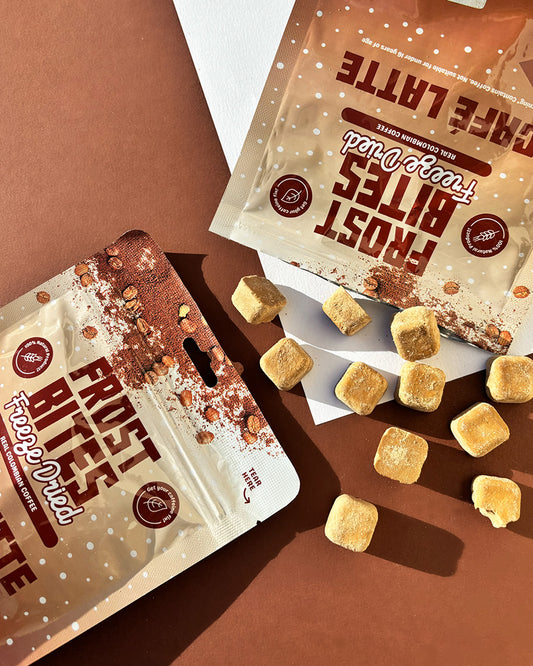 Frost Bites - Cafè Latte 30g | Freeze Dried 100% Natural Coffee snack