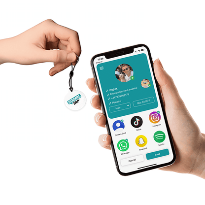 Social Tap - Key FOB and mobile