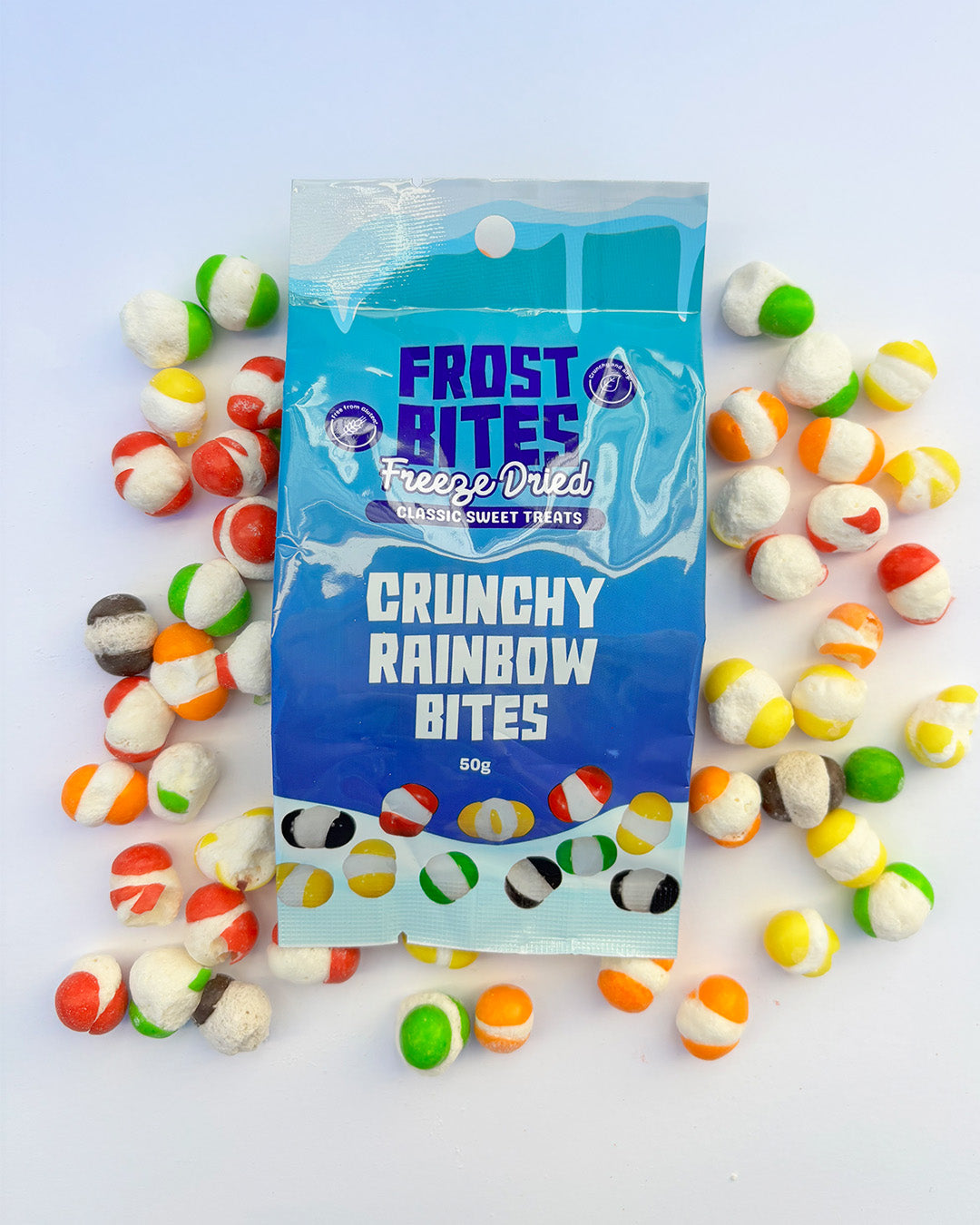 Frost Bites - Crunchy Rainbow Bites 50g | Freeze Dried Candy