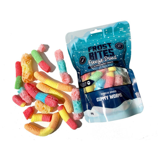 Freeze Dried Gummy Worms 50g