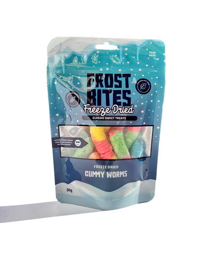 Frost Bites - Freeze Dried Gummy Worms 30g | Freeze Dried Candy